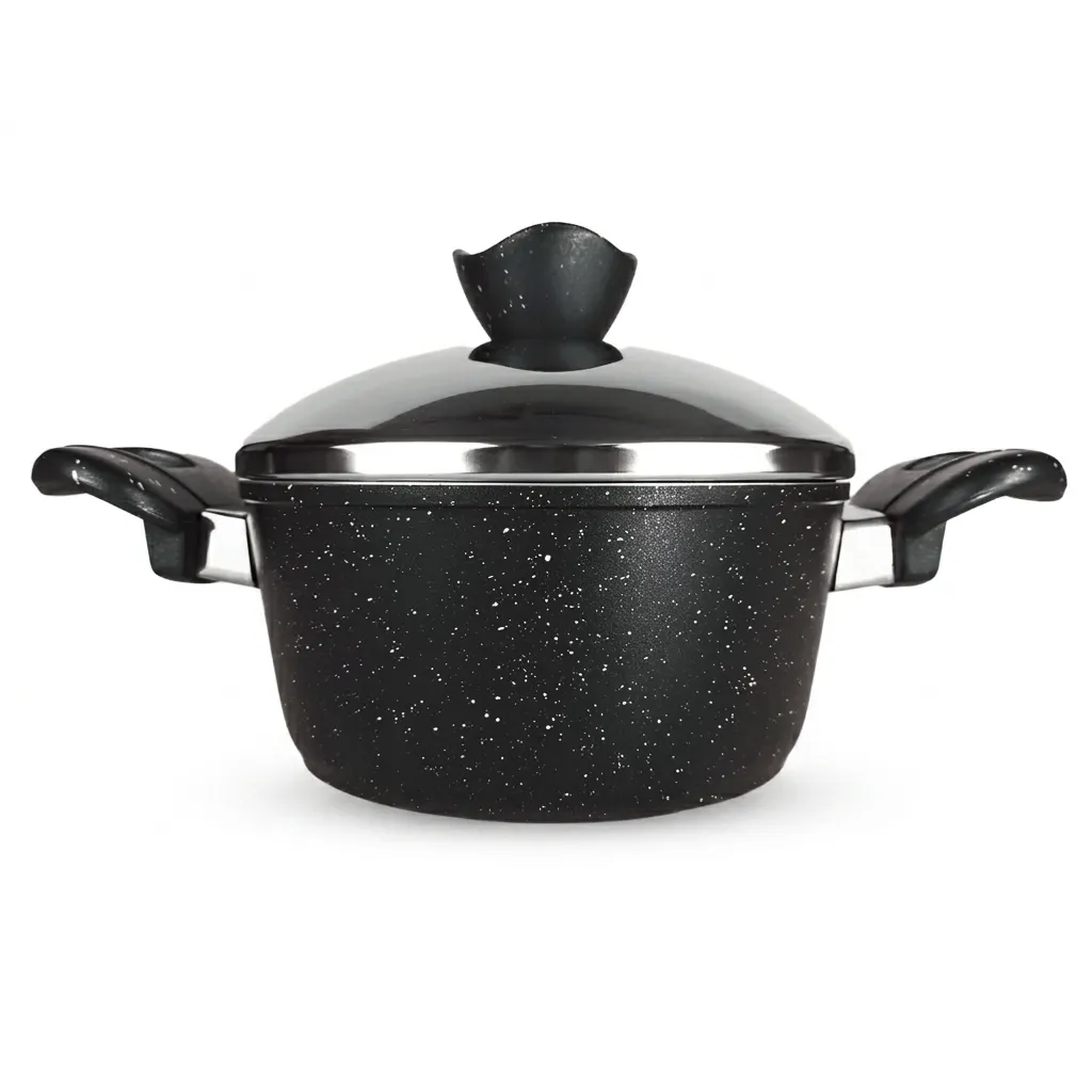 [f-pot18-g-blk] حلة فورتي مقاس (18) جرانيت (أسود)