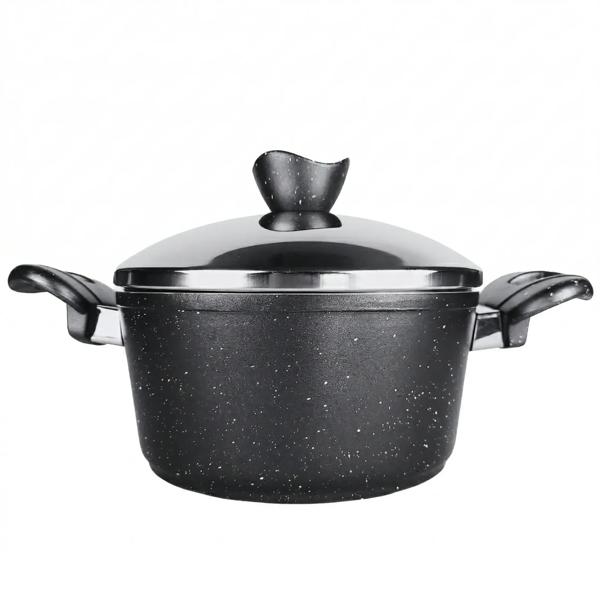 [f-pot20-g-blk] حلة فورتي مقاس (20) جرانيت (أسود)