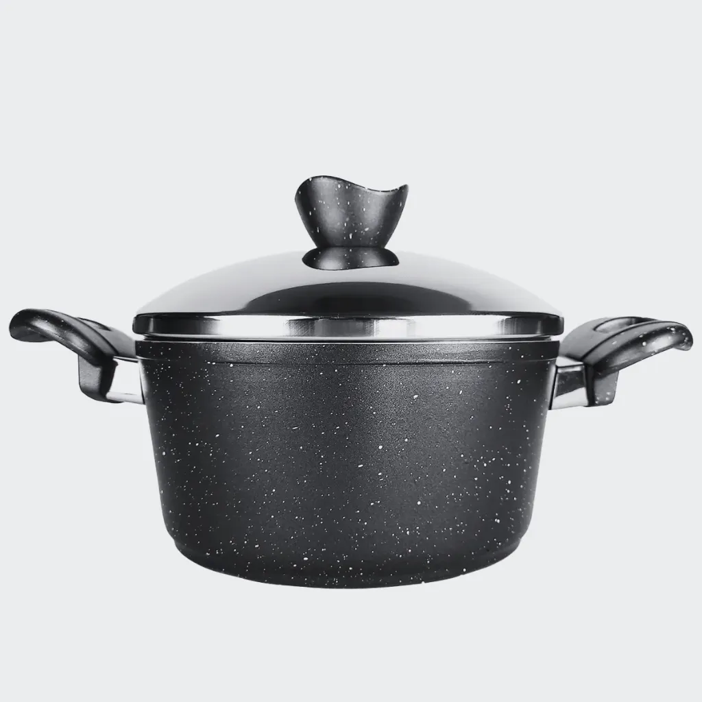 [f-pot24-g-blk] حلة فورتي مقاس (24) جرانيت (أسود)