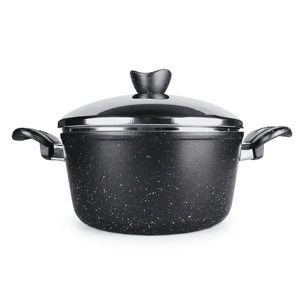 [f-pot24-g-blk] حلة فورتي مقاس (24) جرانيت (أسود)