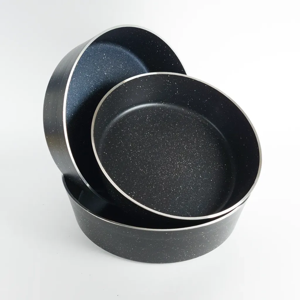 [f-ovt-g-blk] طقم صنية مدور 3 قطعة فورتي (أسود)